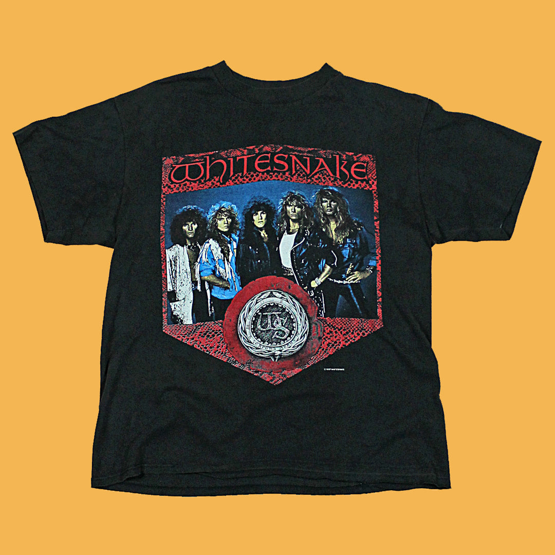 1987 White Snake North American Tour Vintage T-shirt – The Owl's Attic