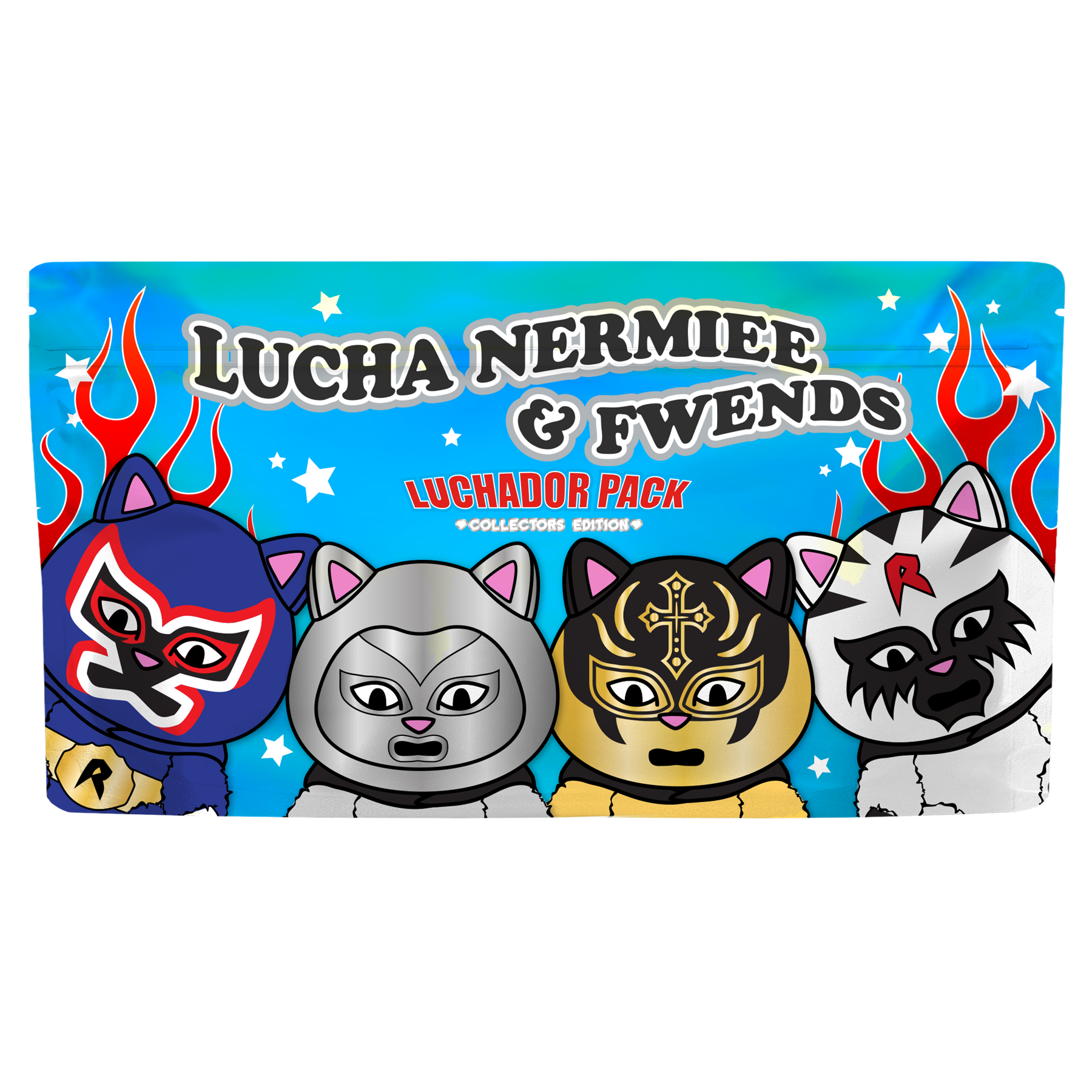 RIPNDIP LUCHA NERMIEE Keychain 4-Pack – The Vault Pro Scooters