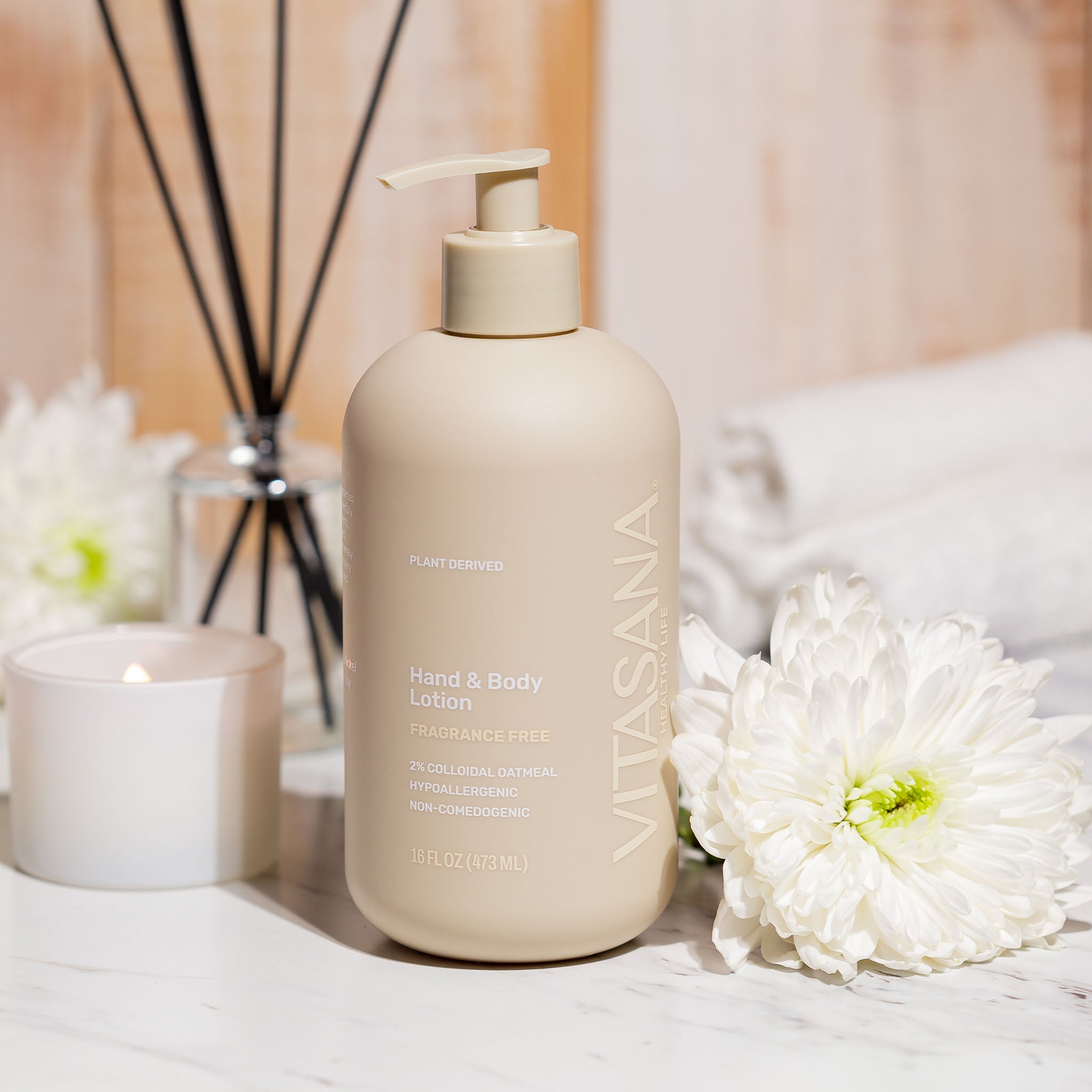 Fragrance Free Hand & Body Lotion – Vitasana