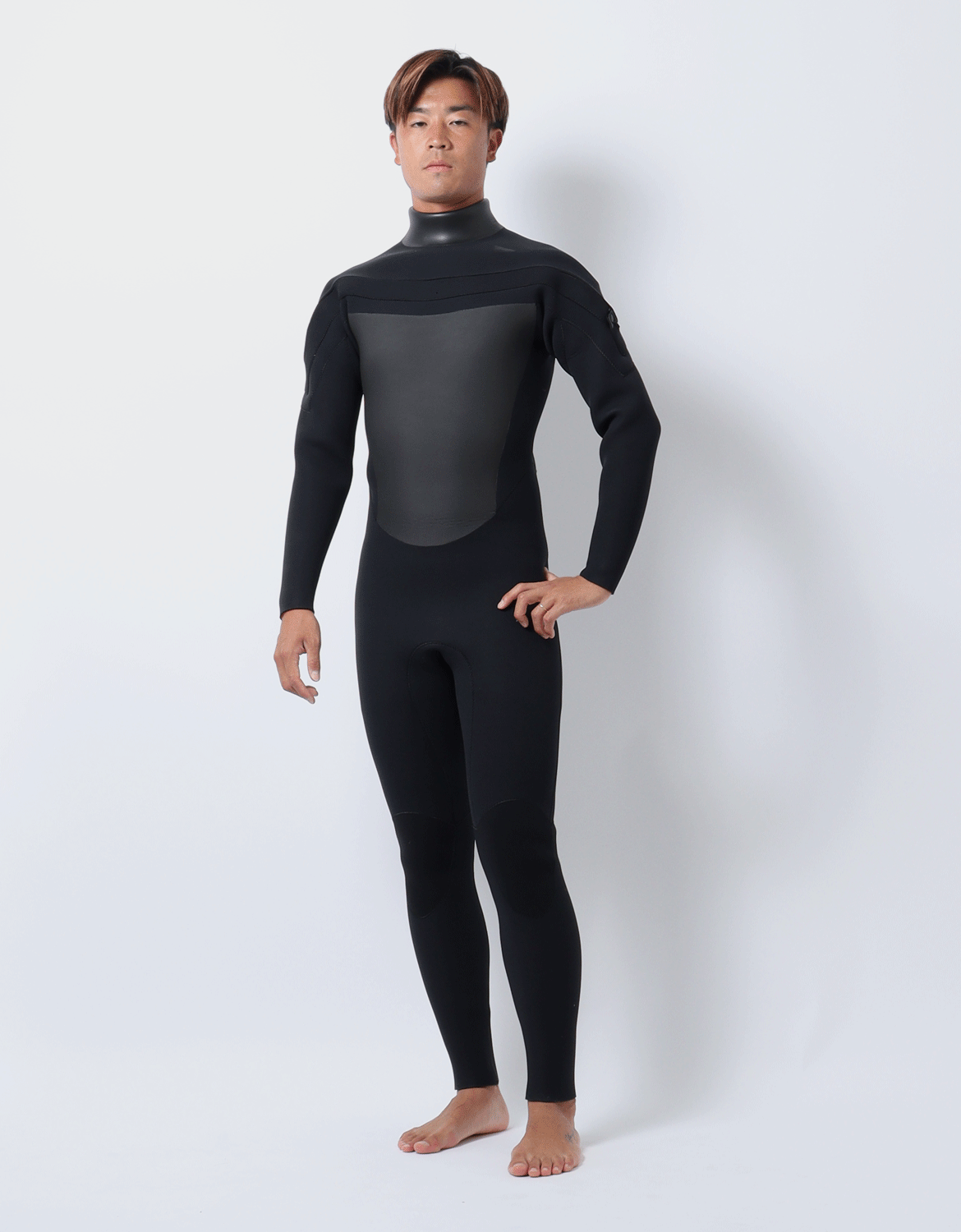 ロングチェストジップ セミドライスーツSDRY 5X3mm | THREE WEATHER
