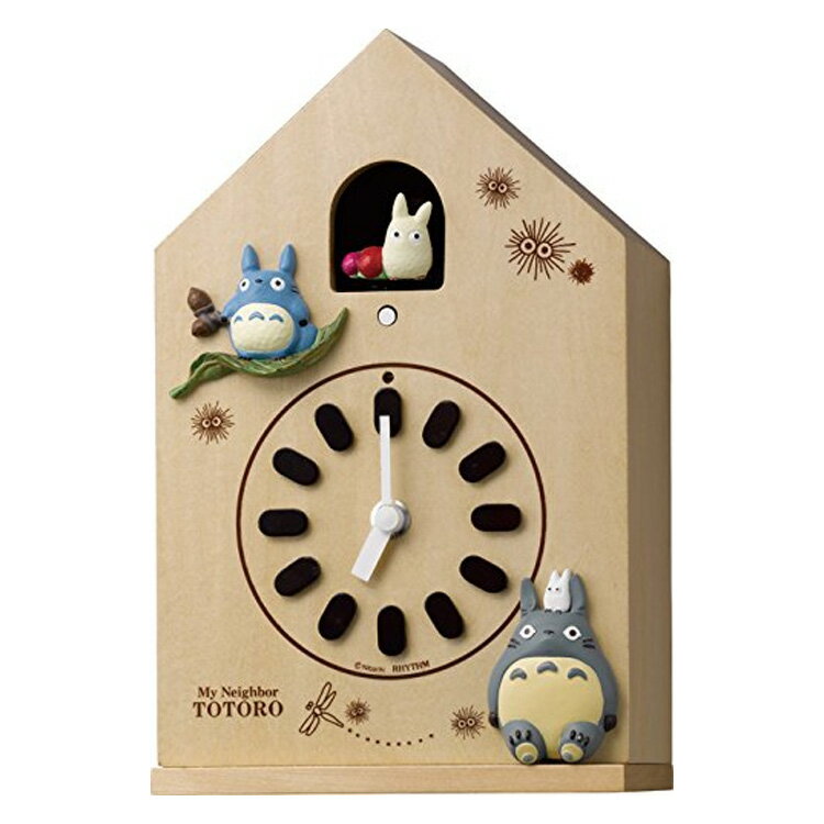 壁掛けフック特典有☆となりのトトロ 掛け時計 トトロM899 シチズン