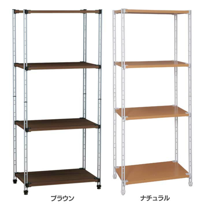 スチールラック スチールシェルフ 木天板ラック（連結可能タイプ