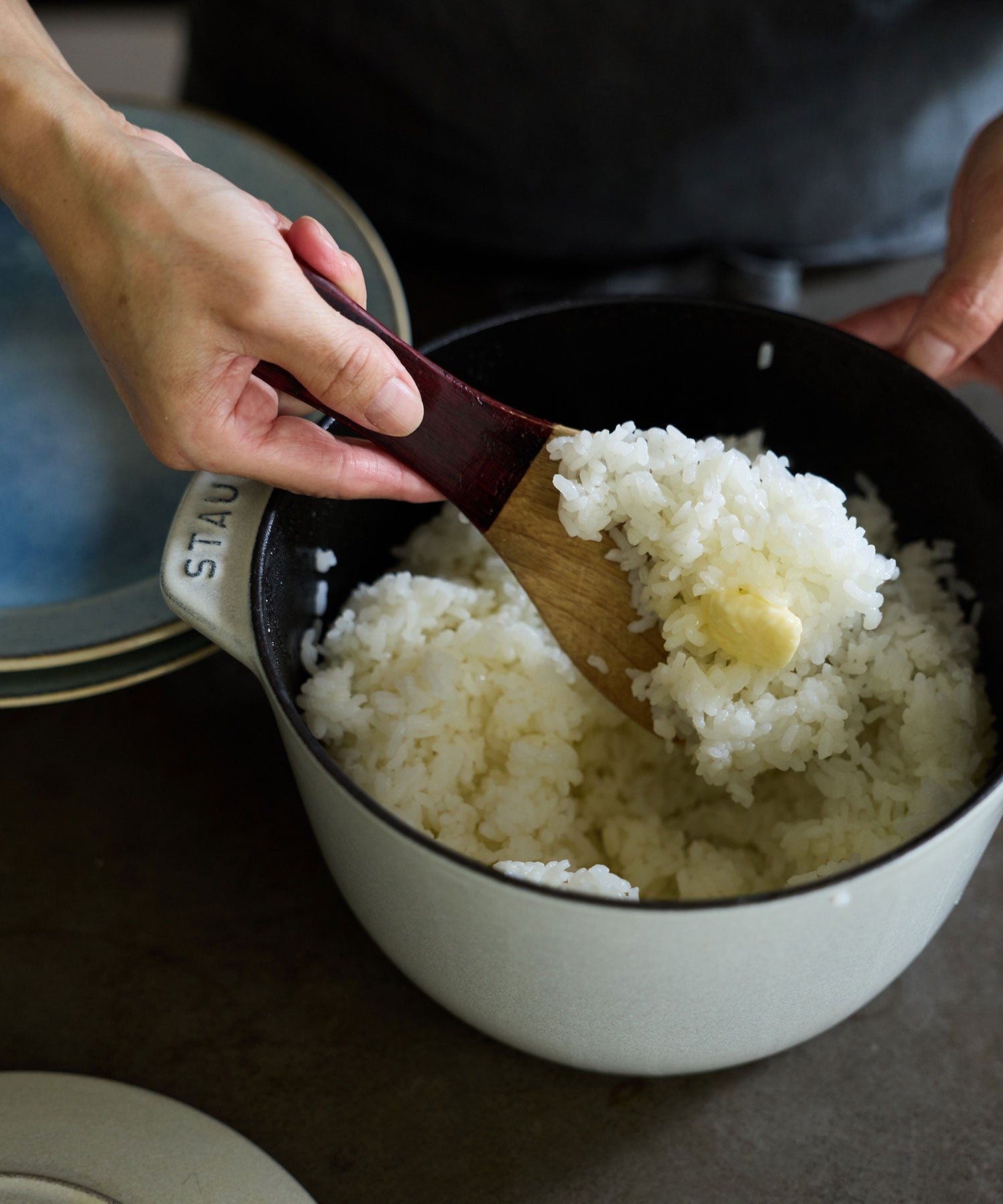 STAUB / ラ・ココット de GOHAN カンパーニュ - お米をふっくら炊き