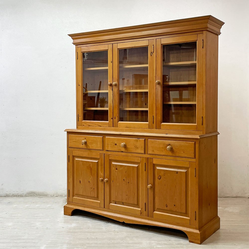 ペニーワイズ THE PENNY WISE パイン無垢材 カップボード 3ドア 食器棚