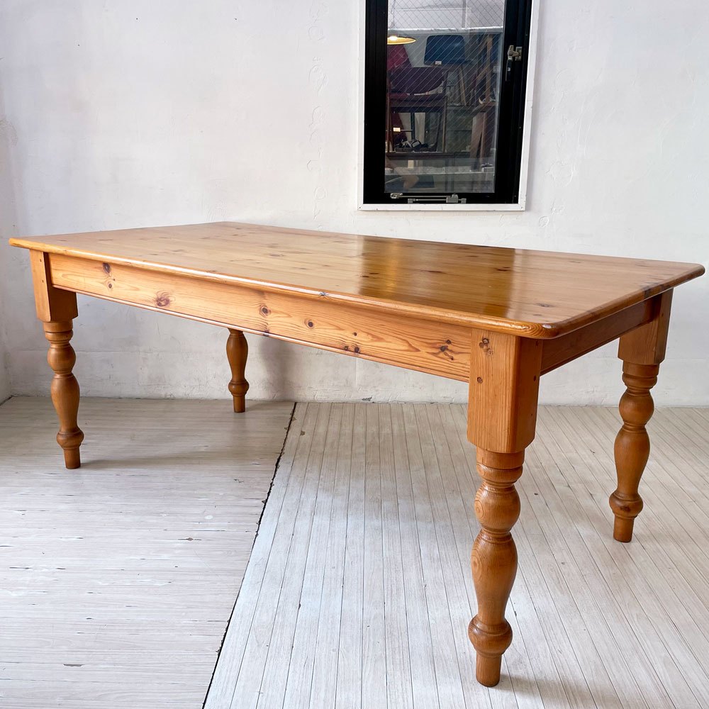 生産終了品✨THE PENNY WISE 無垢パイン材ローテーブル