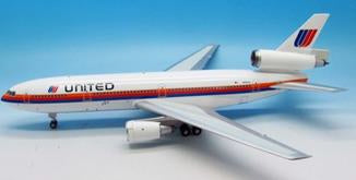 JFox Models DC-10-10 ユナイテッド航空 8-90年代 大ロゴ （スタンド