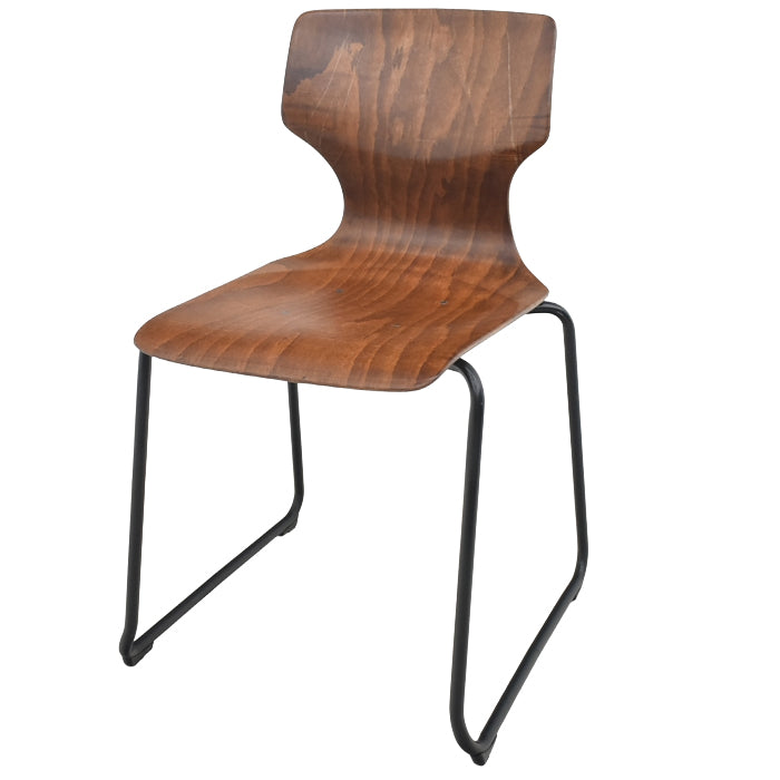 中古】パグホルツ＋アイチ プライウッド スタッキングチェア 幅460