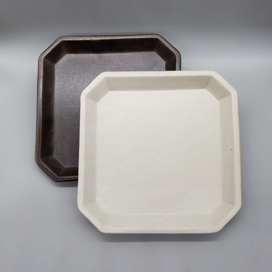 隅切角皿（大）