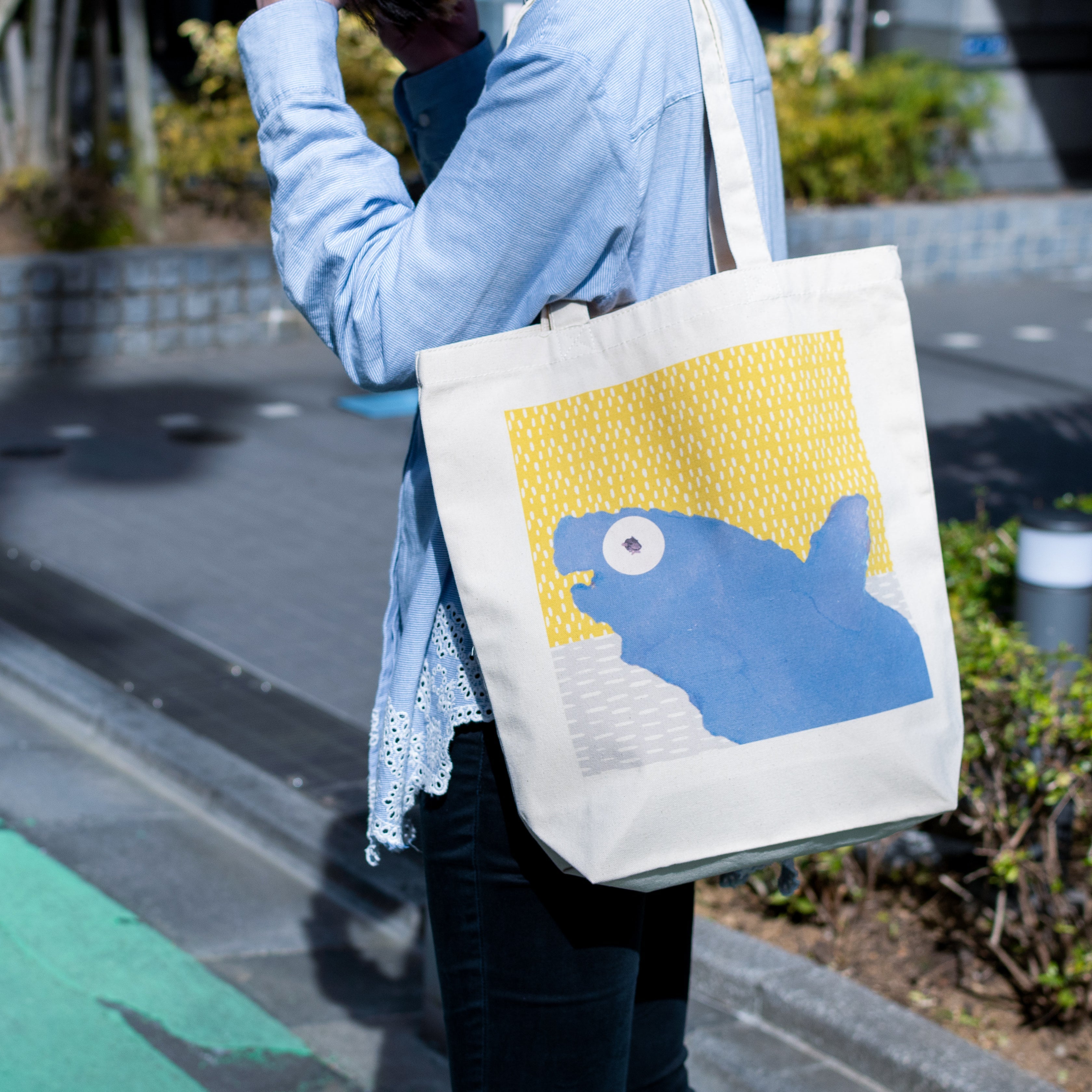 PEACEMAMAONE ✖️MAMAトートバッグ peaceminusone(ピースマイナスワン) バッグ・カバン(レディース