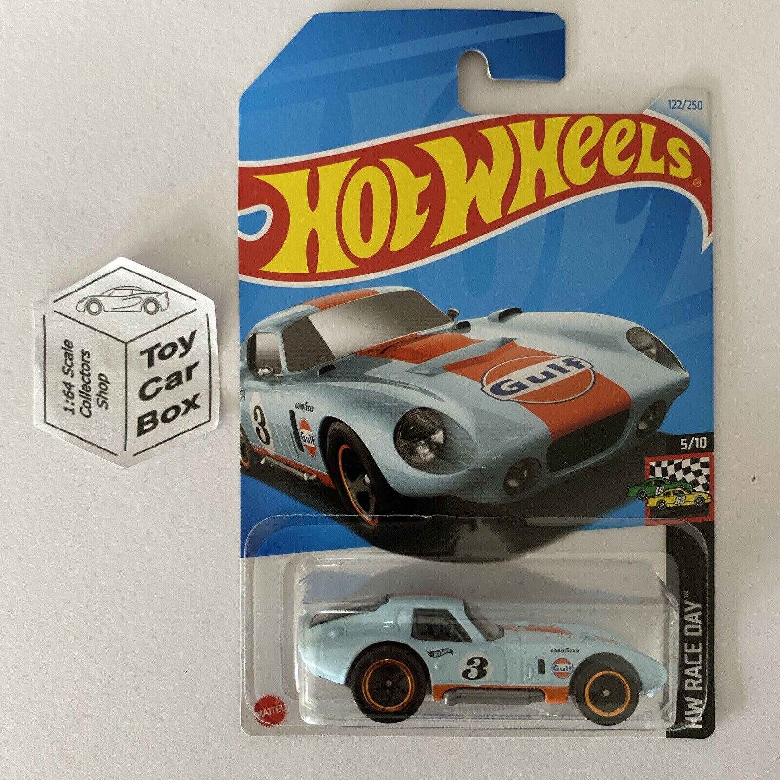 2024 HOT WHEELS #122 - Shelby Cobra “Daytona” Coupe (HW Race Day