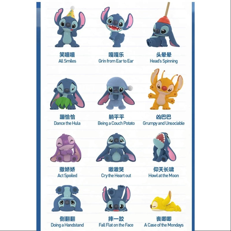 Disney Stitch Little Emotions Series Whole Set Opened – TOYSEZ