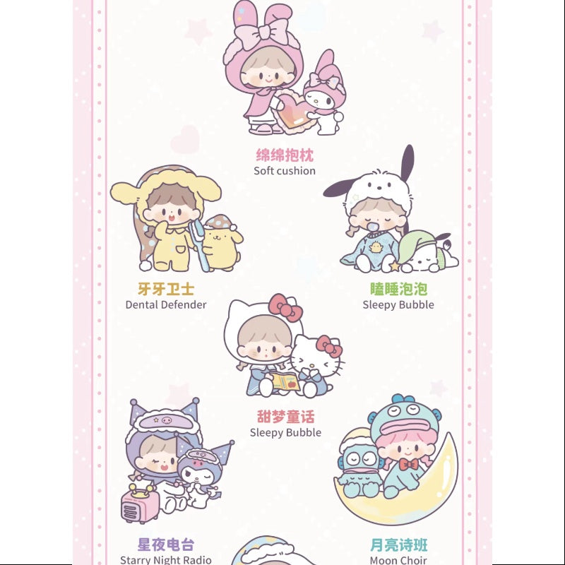 zZoton Sanrio Characters Preparation Before Bedtime Series Whole