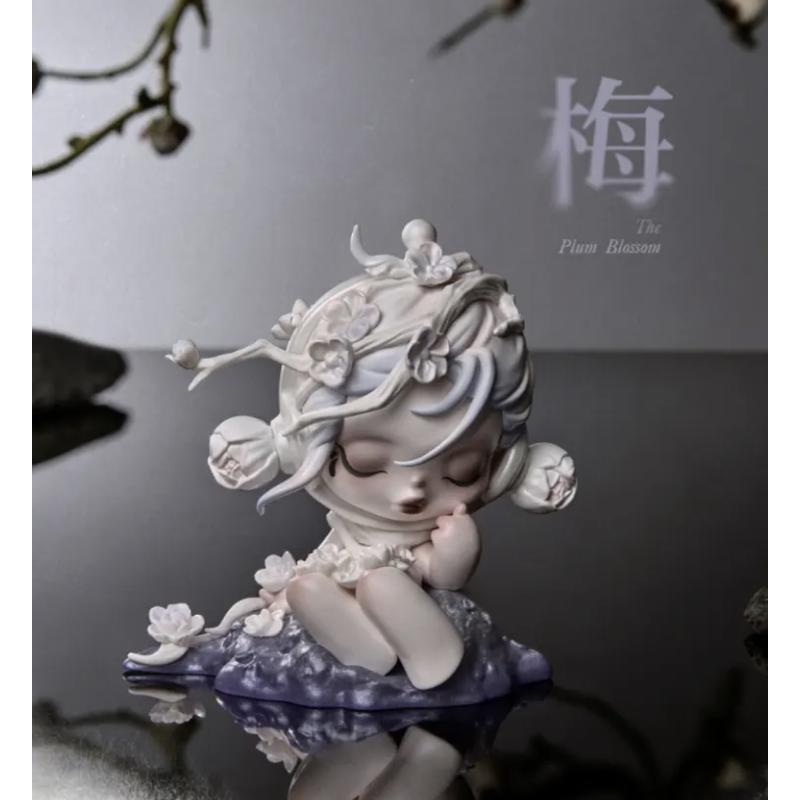 SKULLPANDA The Ink Plum Blossom Series secret The Plum Blossom Pop