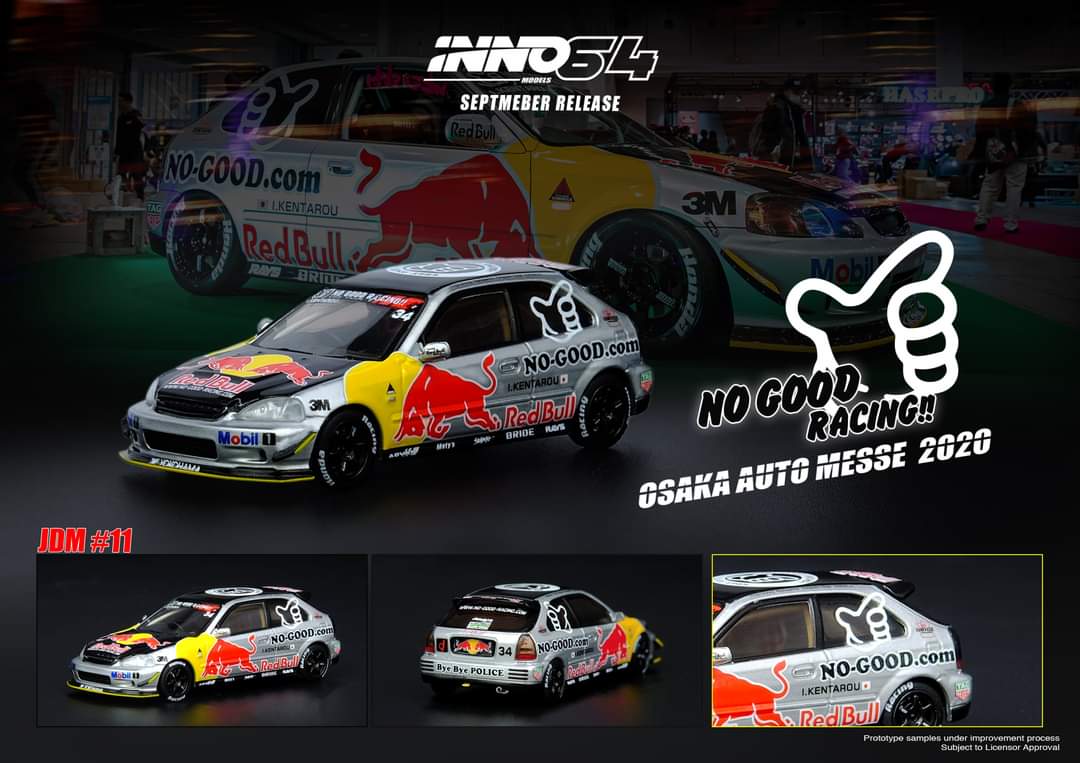 1:64 Inno64 Honda Civic Type R EK9 