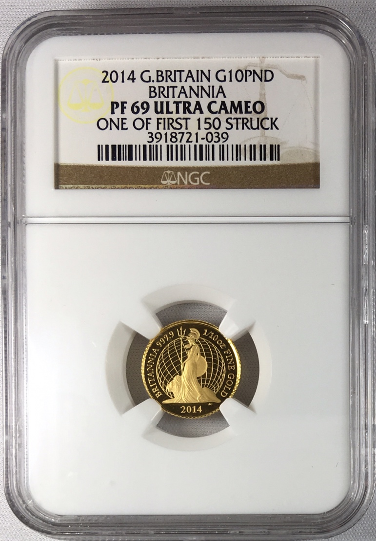 動画あり】プルーフ金貨【4枚セット】 グレートブリテン 2014