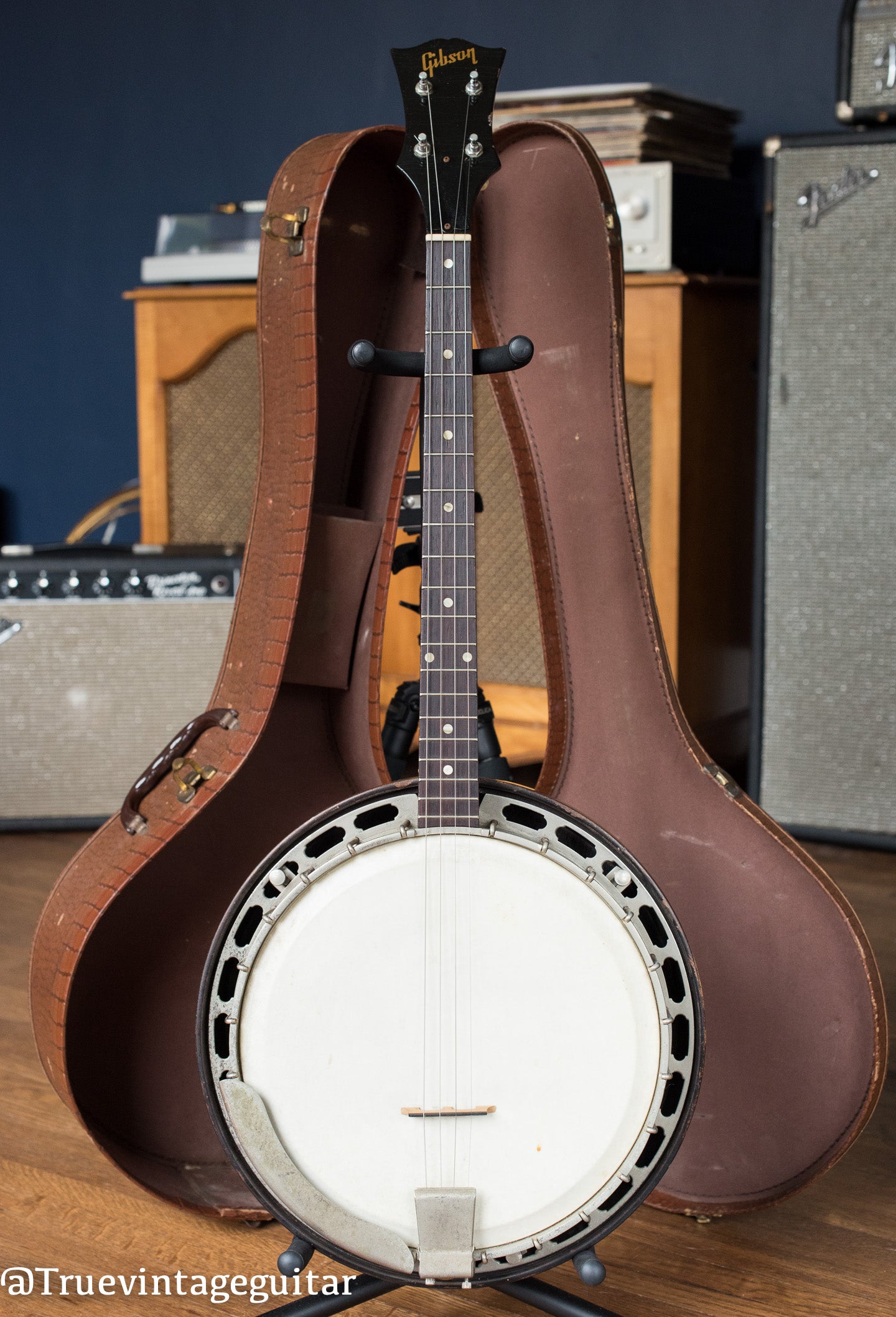 Vintage 1957 Gibson TB-100 Tenor Banjo – True Vintage Guitar