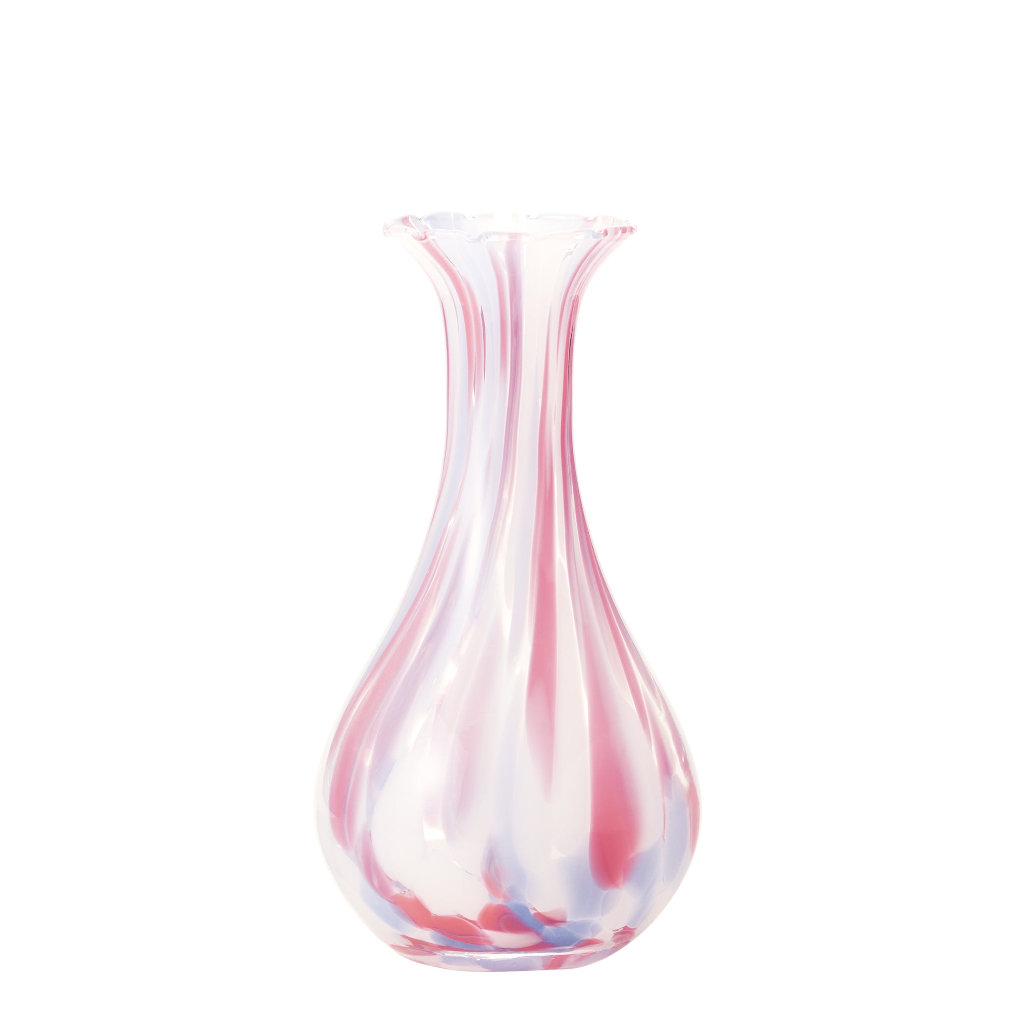 津軽びいどろ 口すぼまり 花器 津軽花色 | おしゃれなガラスの花瓶