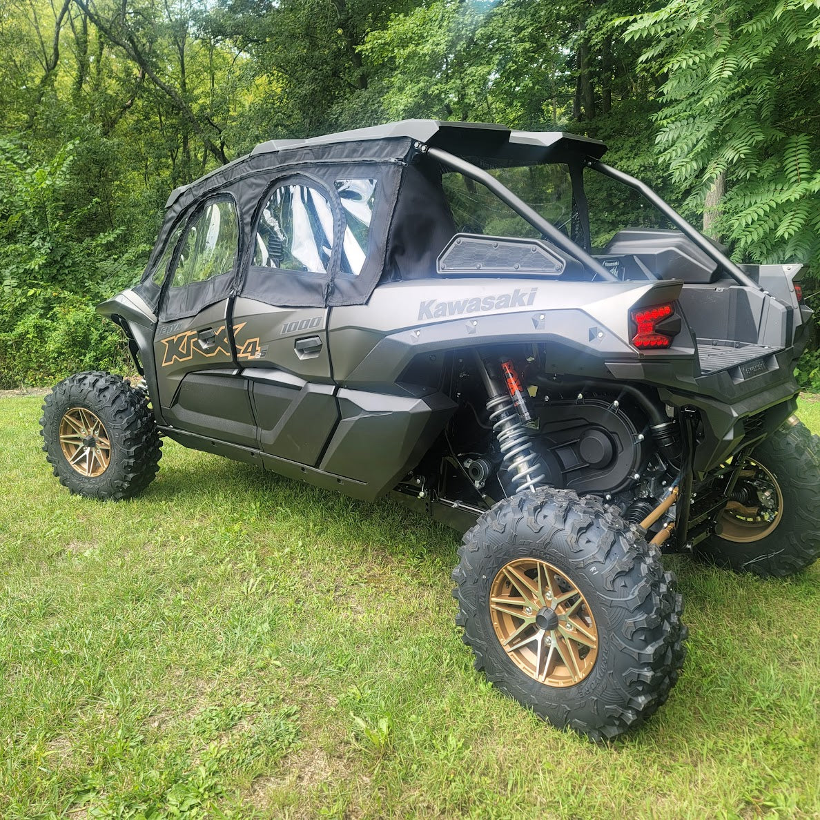 Kawasaki KRX4 Upper Door Enclosure Sides & Rear Window (Please see