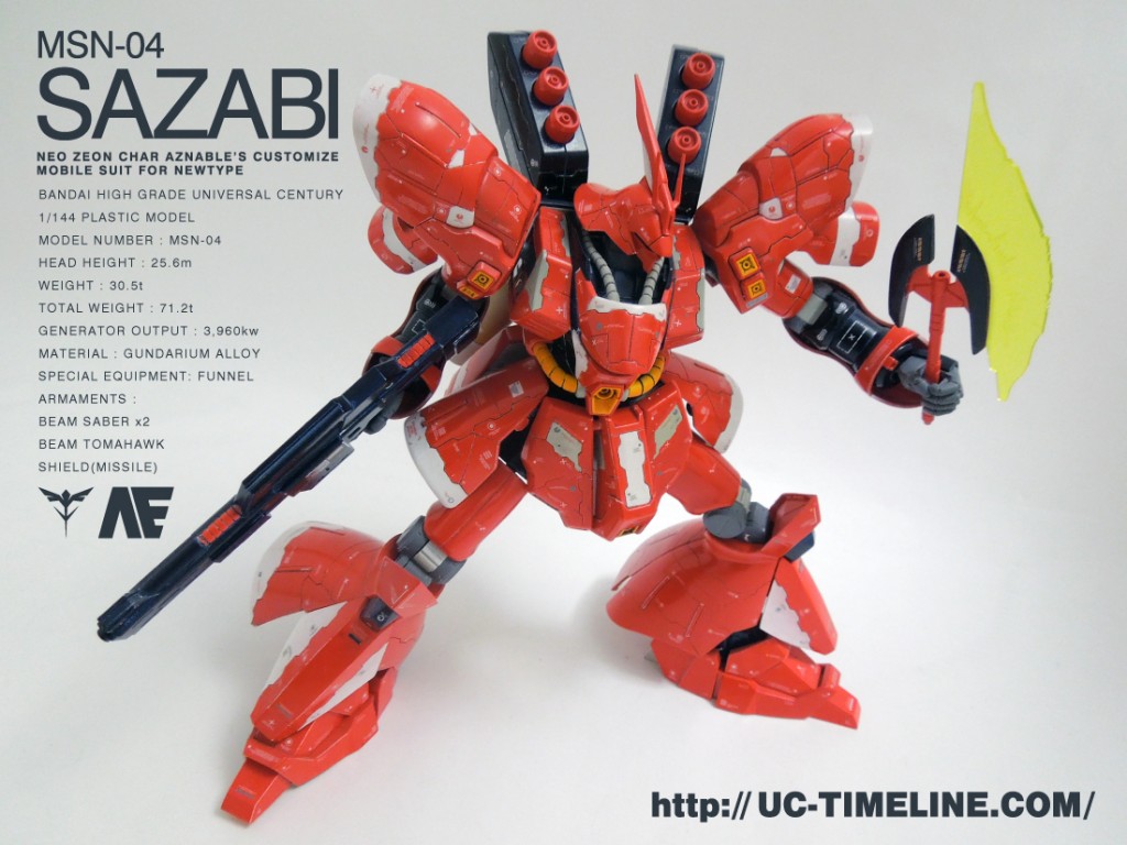 HGUC MSN-04 サザビー完成報告完結の巻。 – UC-TIMELINE. ガンプラ好き