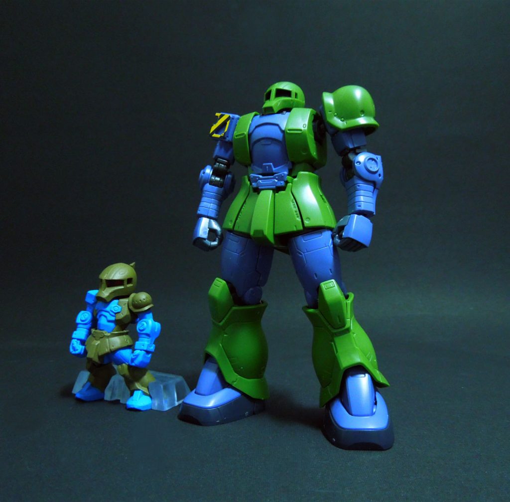 HGTO ザクI（デニム／スレンダー機）パチ組みレビュー。 – UC-TIMELINE