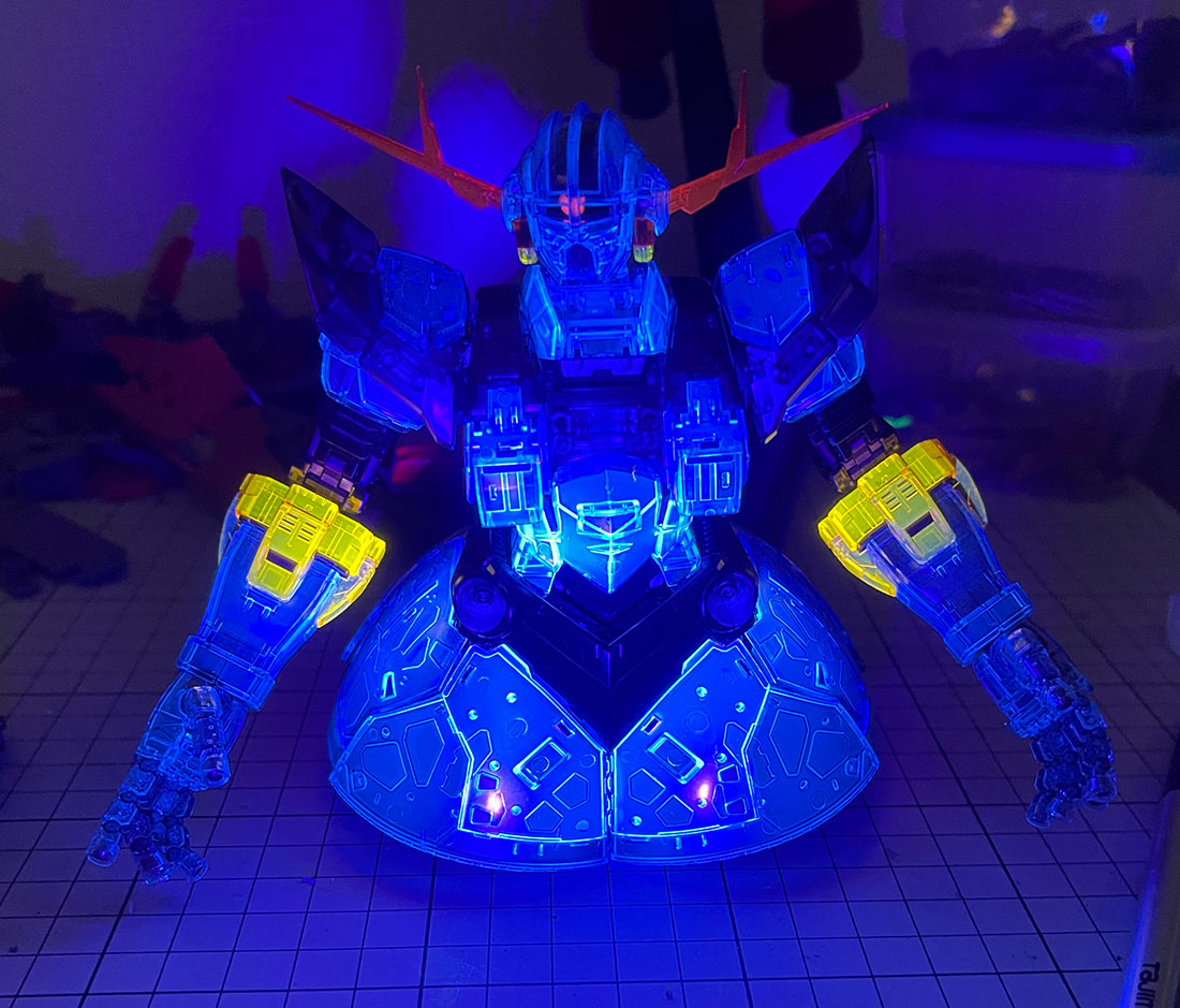 RG 1/144 ガンダムベース限定ジオング[クリアカラー]をつくる。 – UC