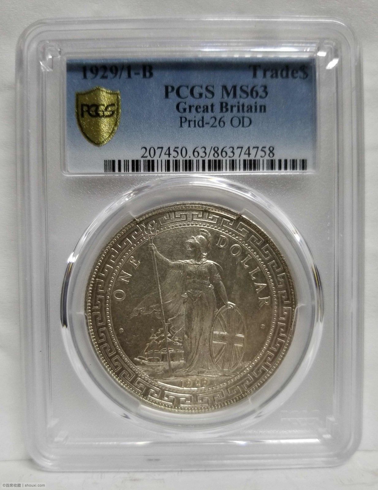 1929/1-B 站洋PCGS MS63 - 首席收藏网- 中文钱币收藏门户- ShouXi.com