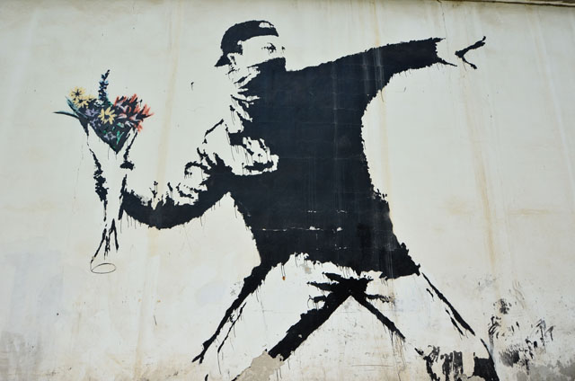 世界一周21ヶ所目：パレスチナ自治区でバンクシーのアートとキリストの