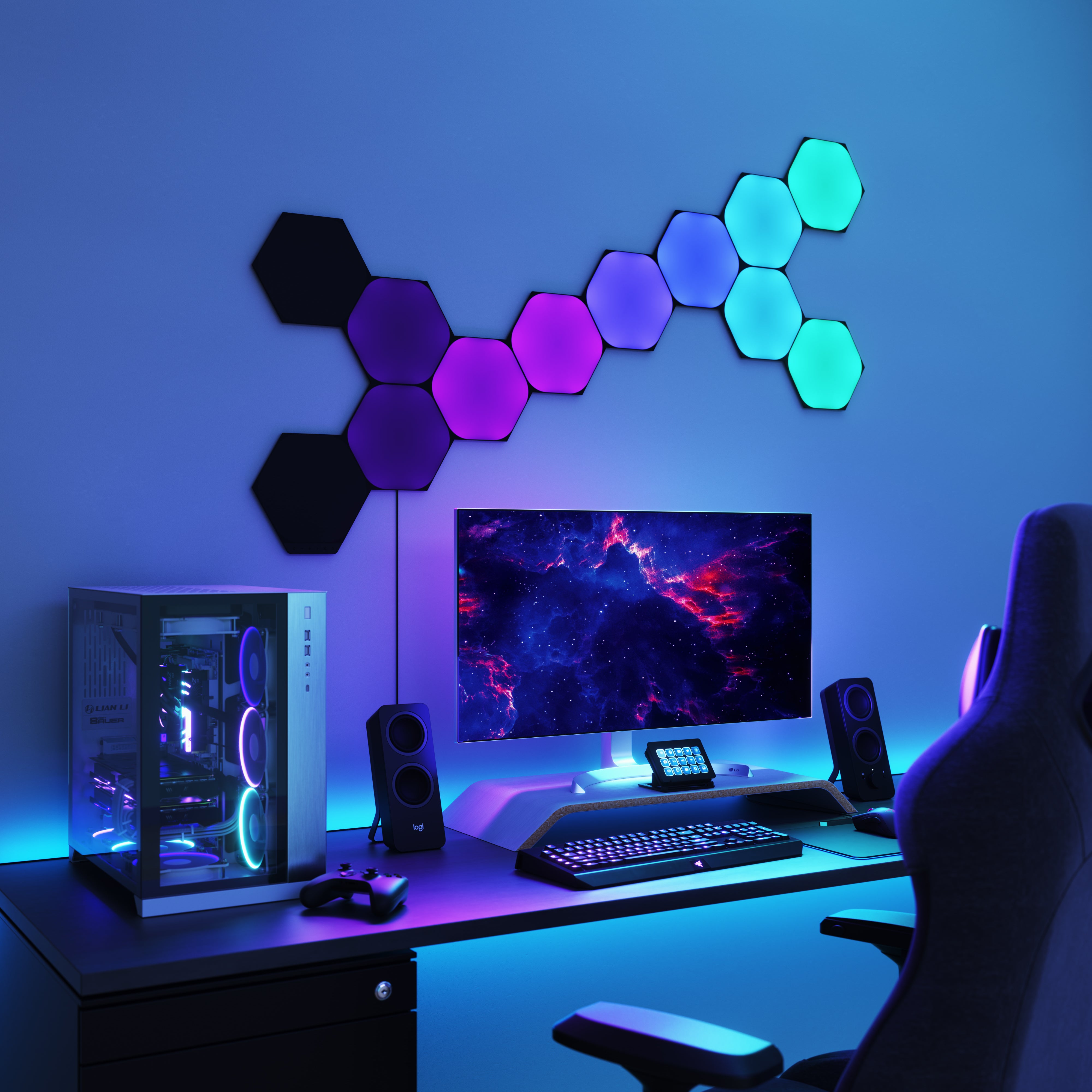Nanoleaf Shapes Ultra Black Hexagons | Limited Edition Smart LED