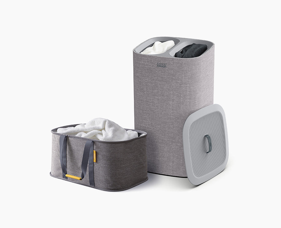 60L Tota & 35L Laundry Set (Gray) | Joseph Joseph US
