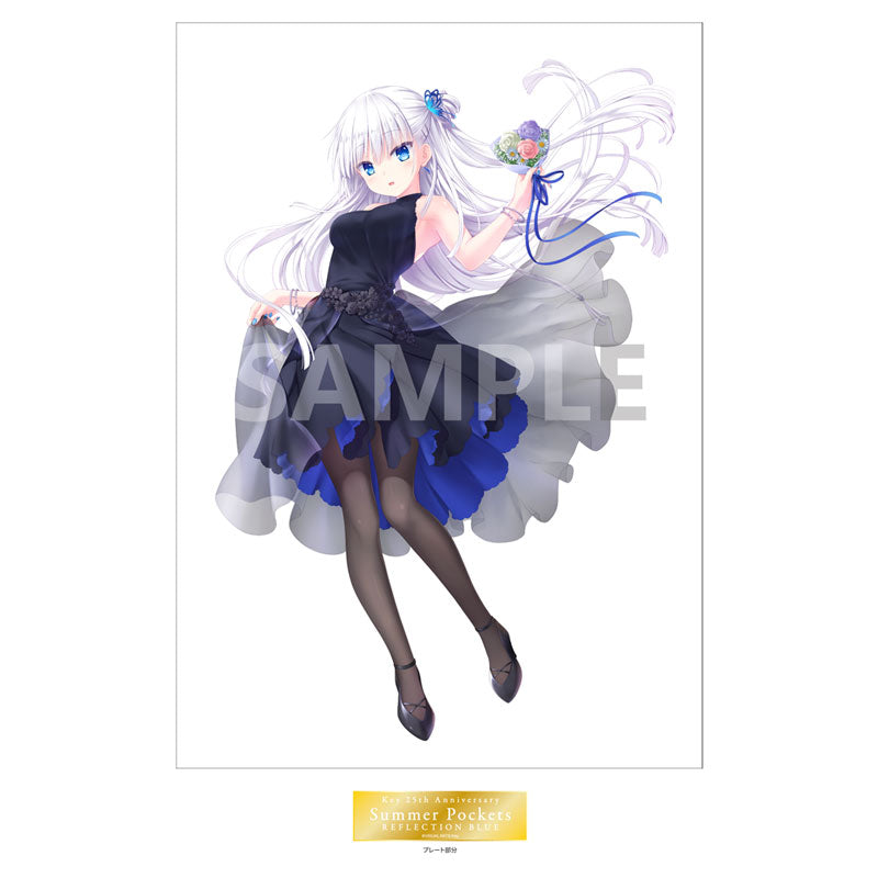Summer Pockets RB 鳴瀬 しろは(Key25th) 高精細複製イラスト【受注