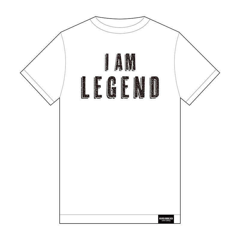 HEAVEN BURNS RED LIVE 2025』 オリジナルTシャツ(I AM LEGEND) – VA
