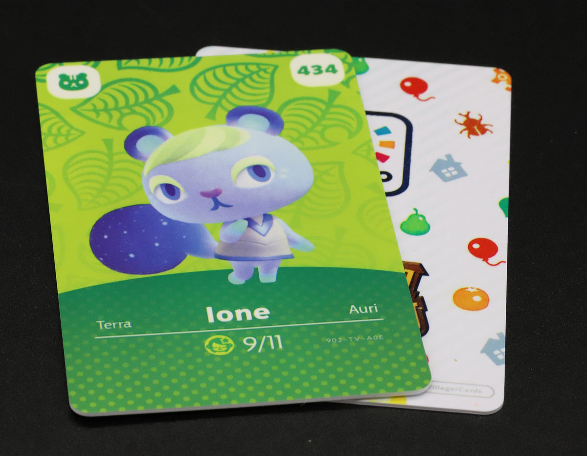 Ione #434 Animal Crossing Amiibo Card (Series 5) – Villager Cards