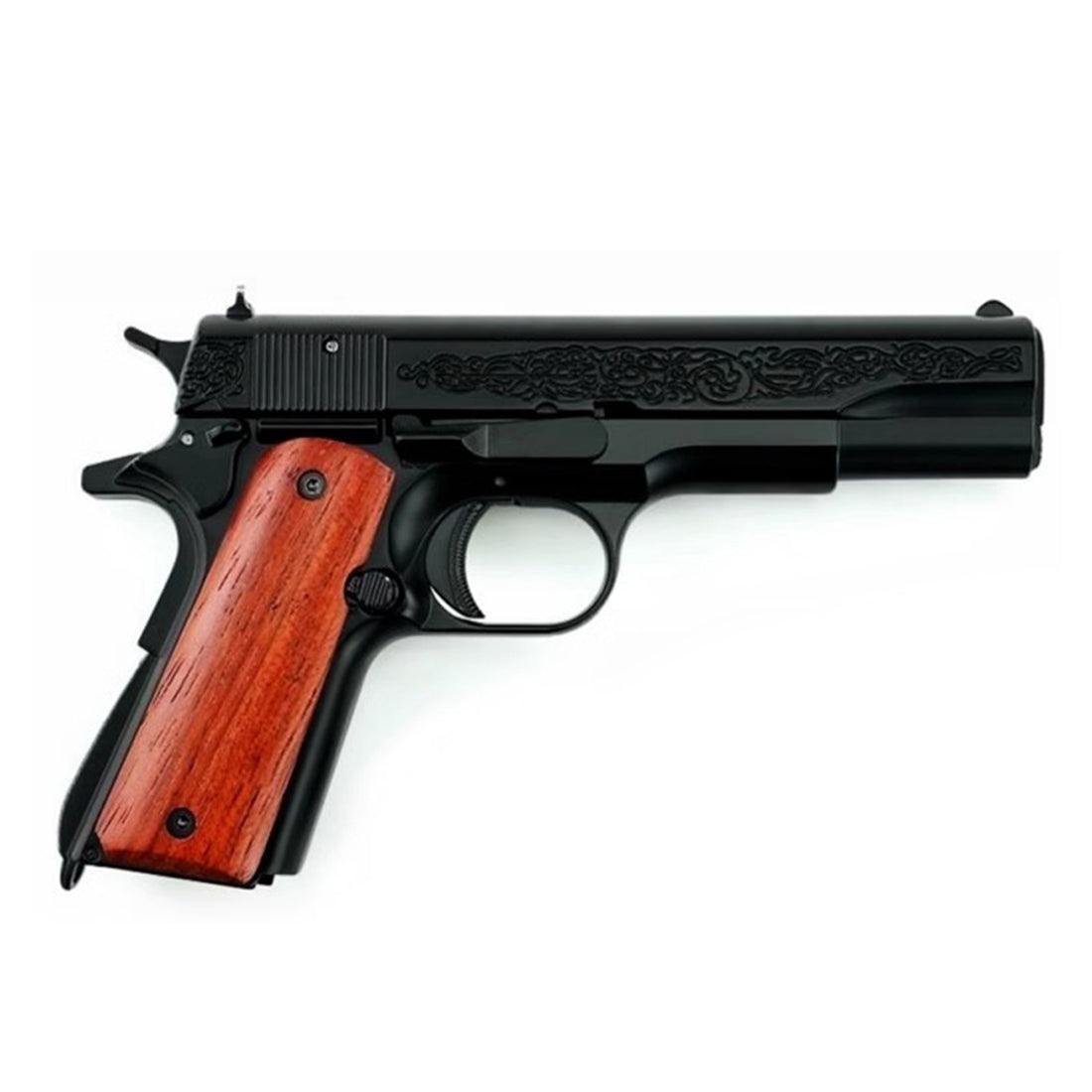M1911 1/2.05 彫刻印刷精巧 フルメタル モデル排莢式非発火 合金