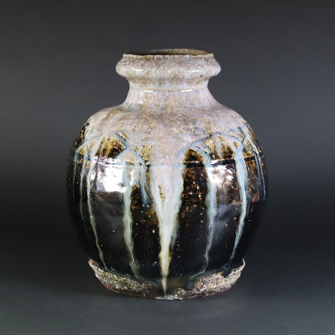 岡本作礼 作 朝鮮唐津蹲花入 – ギャラリー一番館オンラインショップ