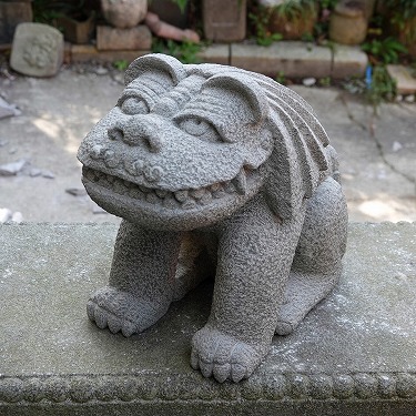 狛犬シーサー 販売 狛犬職人が石でオリジナルの魔除けを彫刻