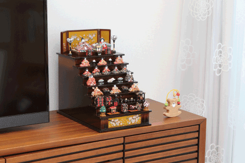 丹青堂のコンパクト段飾り