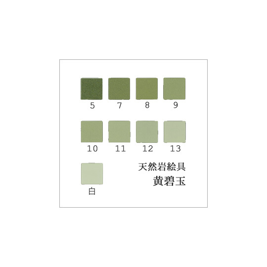 黄碧玉（日本画用・天然岩絵具）｜岩絵具販売・通販【丹青堂】 商品