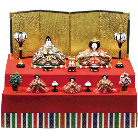京春雛 新二段飾り 【丹青堂製】｜雛人形の販売・通販【丹青堂】 商品