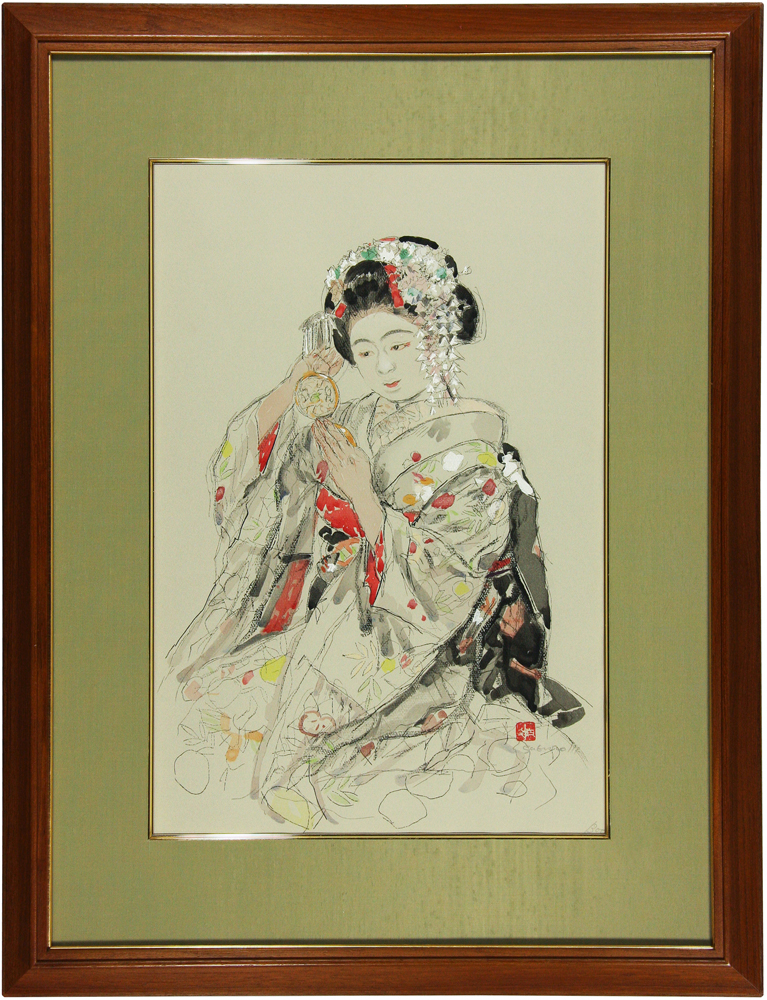 宮本 三郎 「舞妓」 Saburo Miyamoto - 創業36年 美術品販売 Gallery