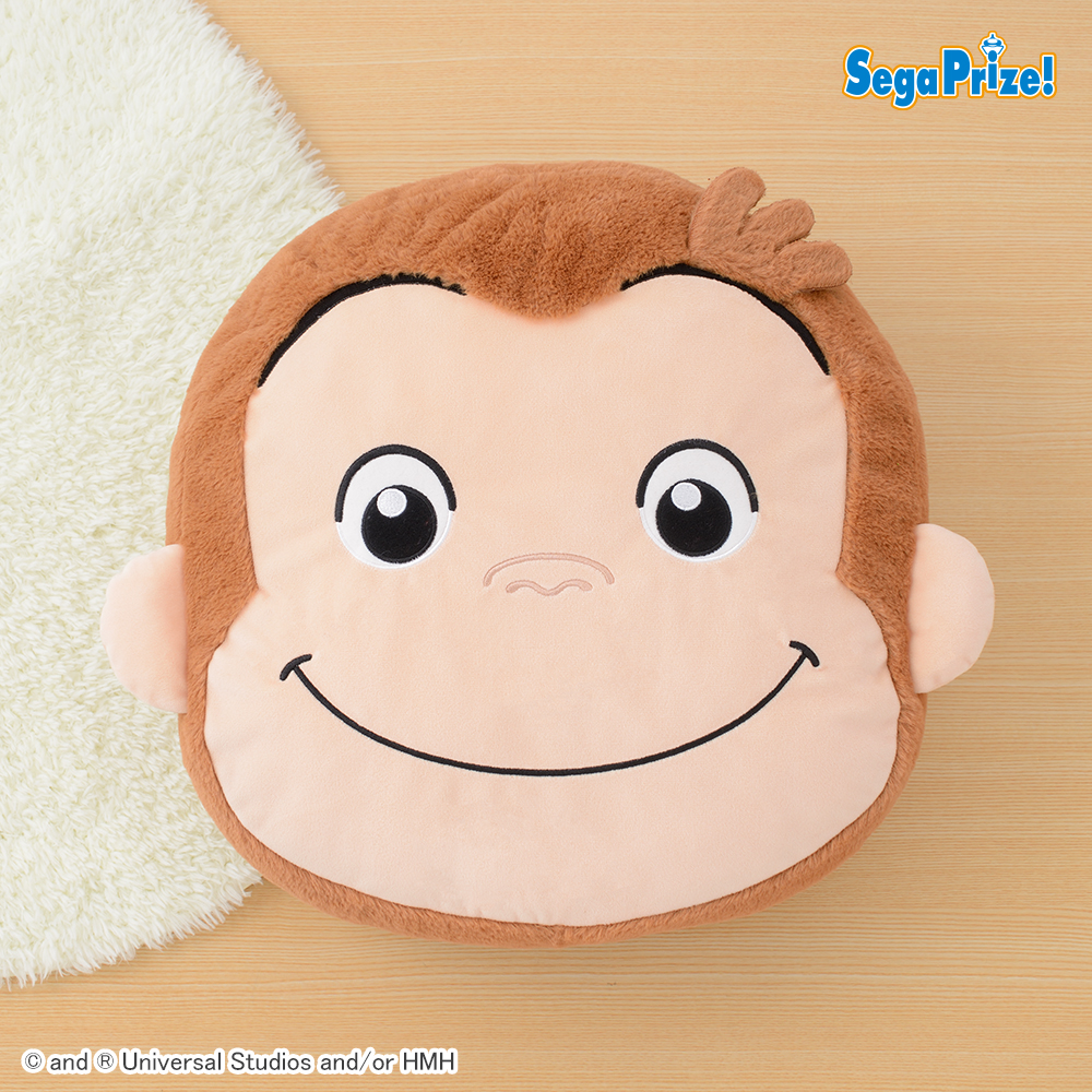 おさるのジョージ プレミアムフェイスクッション｜タイトーの12月の