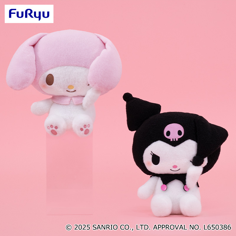 マイメロディ・クロミ かおかくしBIGぬいぐるみ｜タイトーの4月の