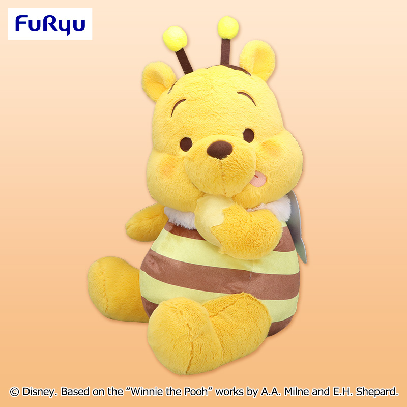 くまのプーさん 【FDT】まんぷくみつばち 超超BIGぬいぐるみ｜タイトー