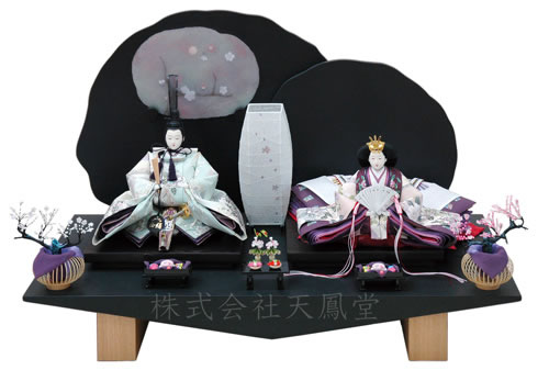西陣織】クリスタル雛：平安天鳳作ひな人形・創美シリーズ