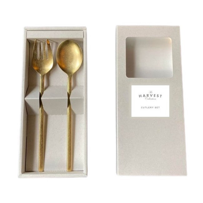 スッカラ&ポク カトラリーセット BOX入 ゴールド 金 ヴィンテージ 韓国