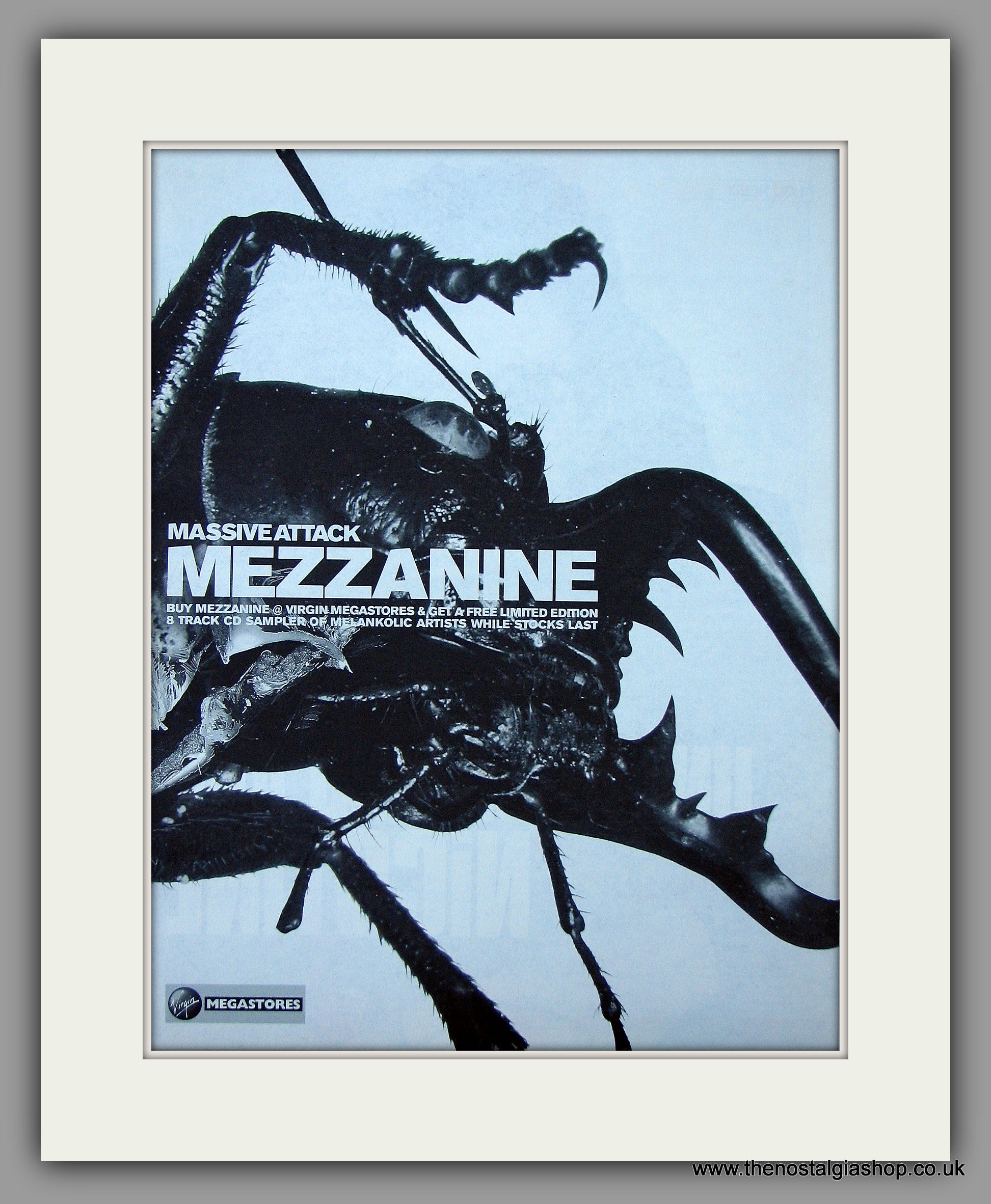 Massive Attack - Mezzanine. Original Vintage Advert 1998 (ref