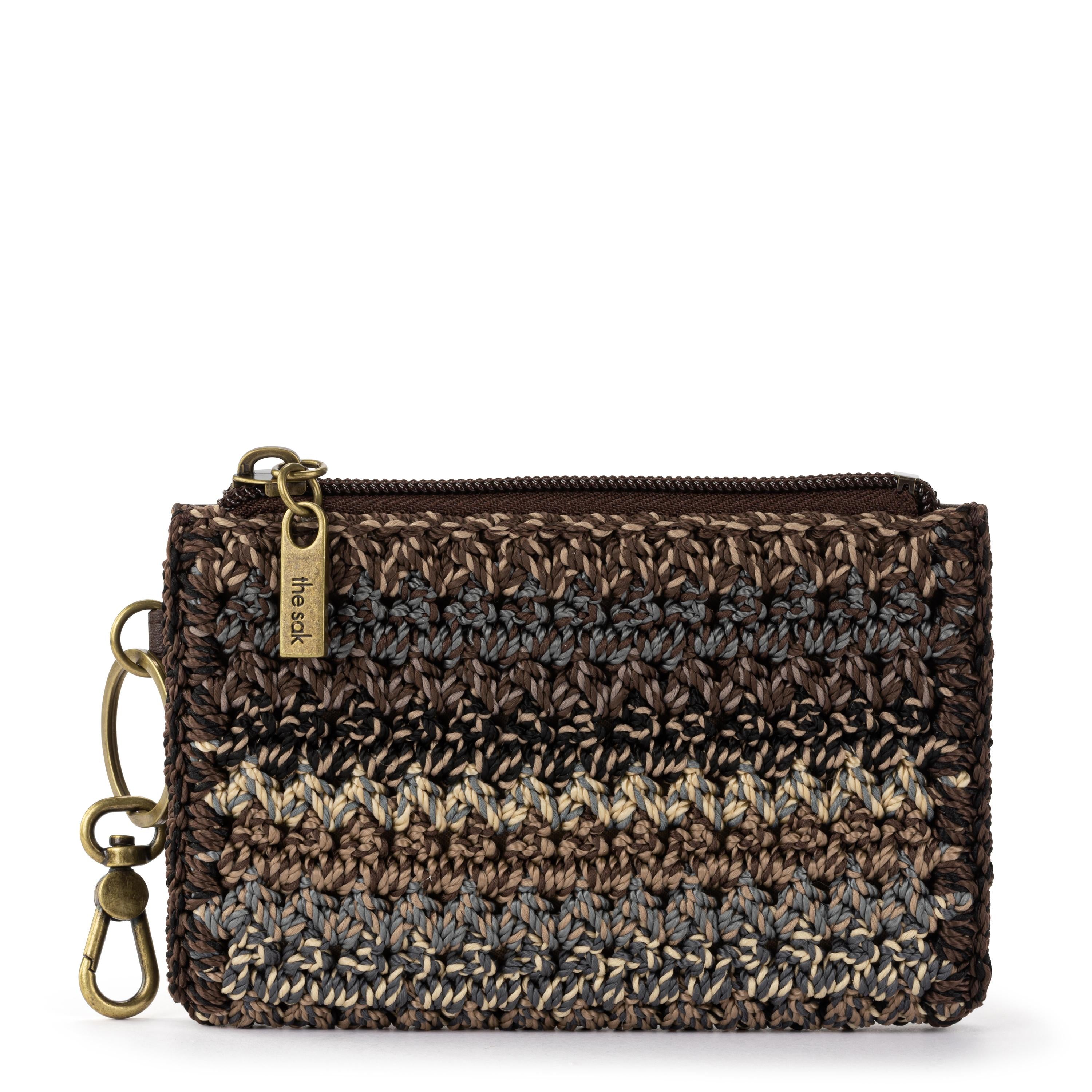 Encino Essential Wallet in Aspen Stripe Crochet – The Sak