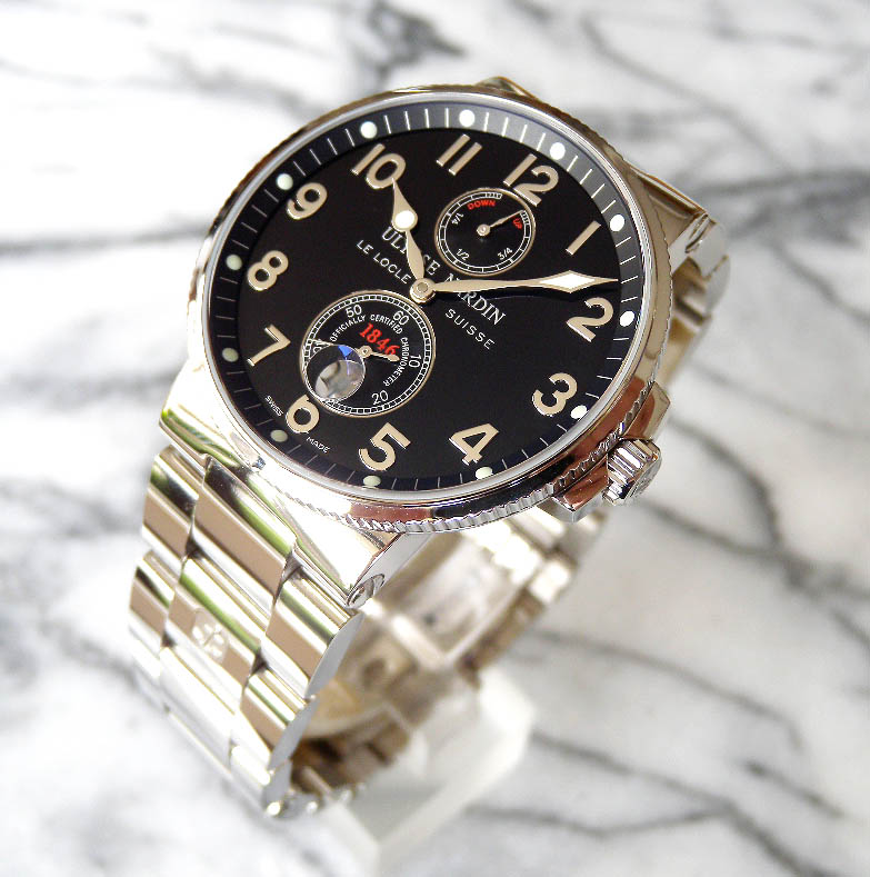 ユリス ナルダン マキシ マリ-ン クロノメーター 263-66-7/62 ULYSSE