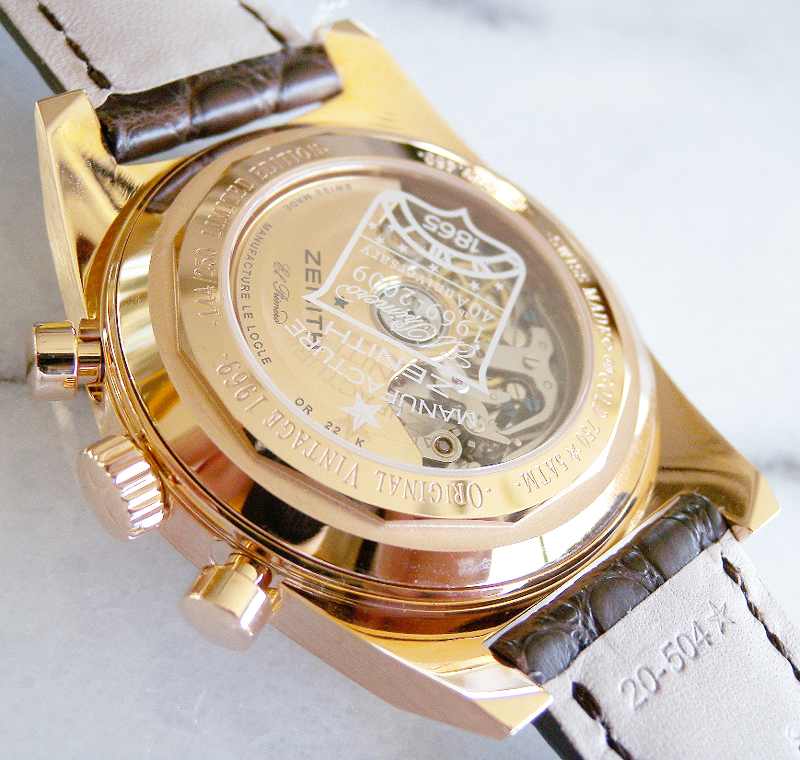 ゼニス ニューヴィンテイジ 1969 オリジナル 18.1969.469/71.C504