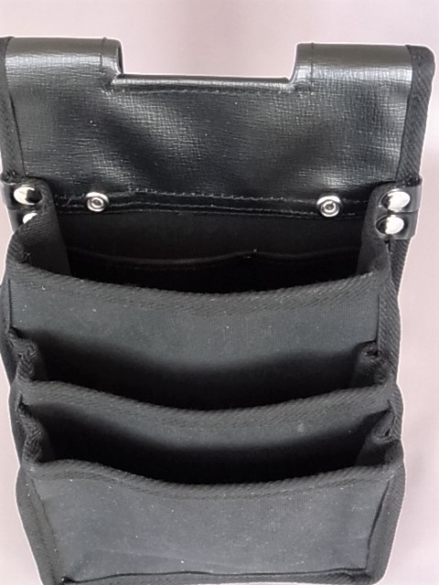 鳶壱ブランド帆布製腰袋 帆布腰袋ネクスト 中型3段式Nxt-02｜布製