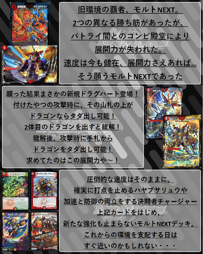 デュエル・マスターズ】赤緑モルトNEXT【環境デッキ集】: カードを買う